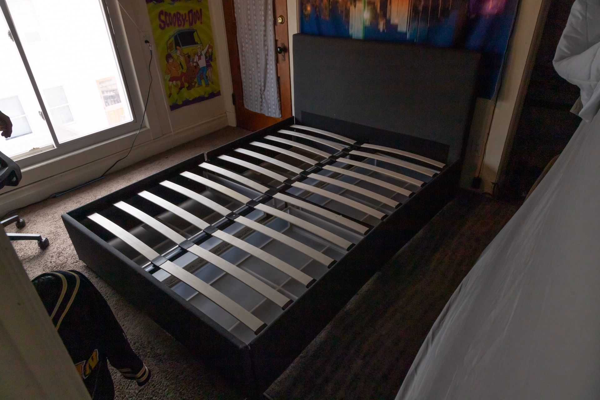 Good Condition Bed Frame with drawers