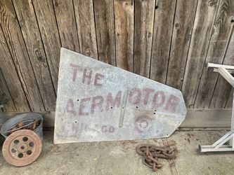 Old  Aermotor  Windmill Tail