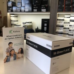Sigma 18-35mm F1.8. For Canon EF Mount For Limited Time Only At Downey Camera