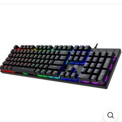 Gaming Keyboard Blue Switches For Gaming 