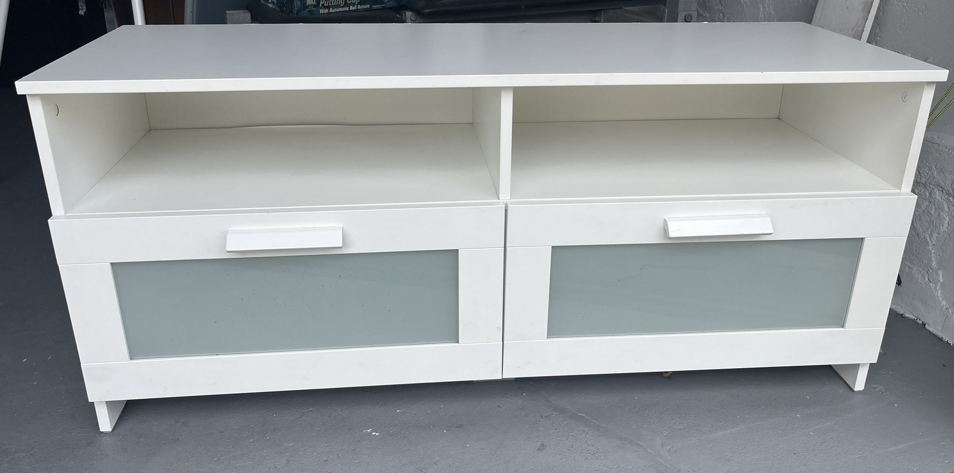IKEA Brimnes TV Stand White with Storage