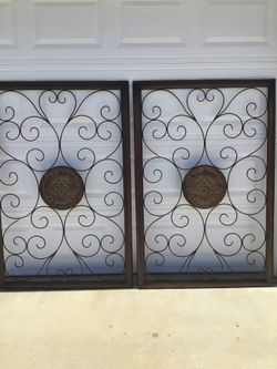 Metal  large 60 x 40 decor