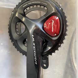 Pioneer Shimano Ultegra R 8000 Power Meter Road Bike Cranks Dual Sided 165mm