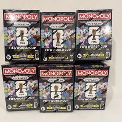 2026 Panini Prizm Monopoly FIFA World Cup Blaster Box New Sealed
