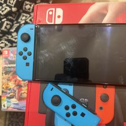 Nintendo Switch OLED With Mario Kart 