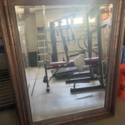 Square Vintage Mirror-37 1/2” X 50”