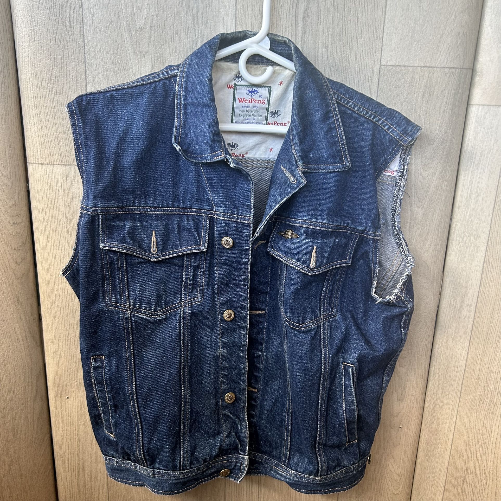 Denim Vest Size Medium