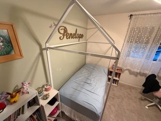 White House Frame Kids Bed Frame