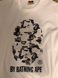 Grey bape tee