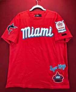 Pro Player Miami Marlins Sugar Kings Red T Shirt XL