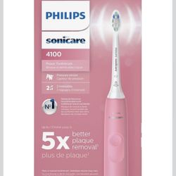 PHILIPS Sonicare ProtectiveClean 4100 Rechargeable Electric Toothbrush, Pink