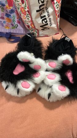 Furry boots and paws for kids