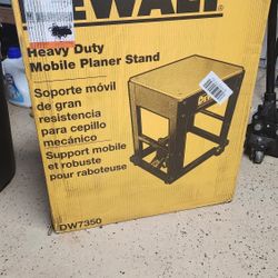 New DeWalt Heavy Duty Planer Stand DW7350