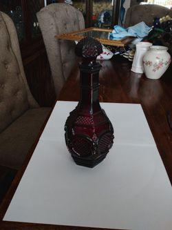 Vintage Avon 1876 wine decantor w/stopper Cape Cod Collection #6