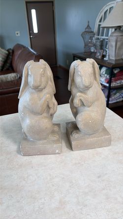 Cement rabbits