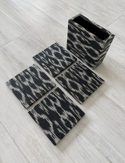 Pigeon & Poodle Coaster Set