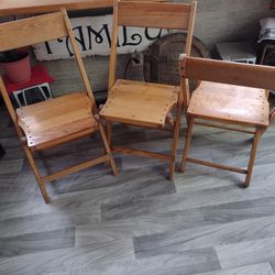 Wood Folding Chairs ⛱️🎉🪑