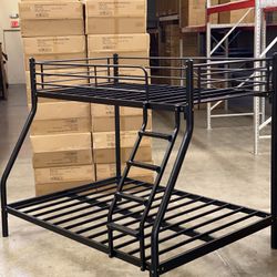 Twin Bed, Full Bed, Twin Full Bunkbed, Twin Full Bunk Bed, Sturdy 