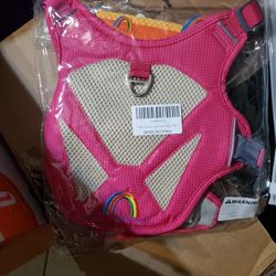 Dog harness Large pink 