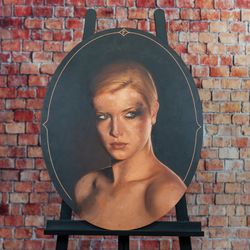 Aaron Nagel - Royalty IV - Original Oil on Board - Delivery Available