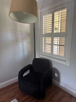 Set of 2 swivel arm chairs IVY BRONX