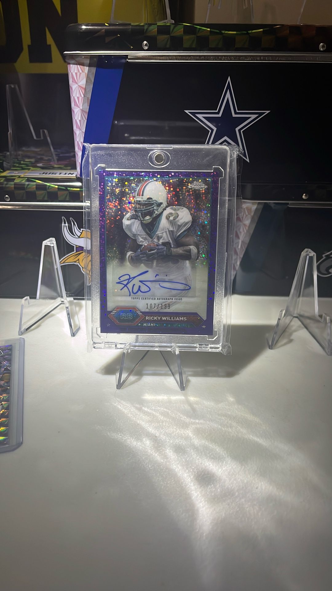 Topps Chrome Ricky willam's auto # to 199