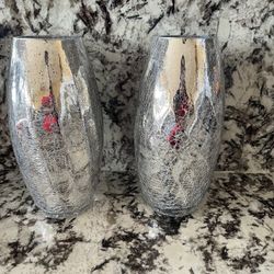 Silver Vases 