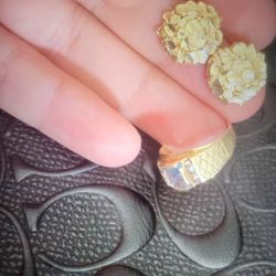 Selling My Nuggets Earrings And Ring 