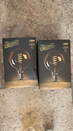 Globe amber light bulbs