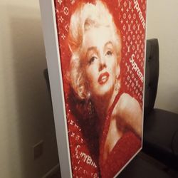Marilyn Monroe X Louis Vuitton Supreme Textured Canvas