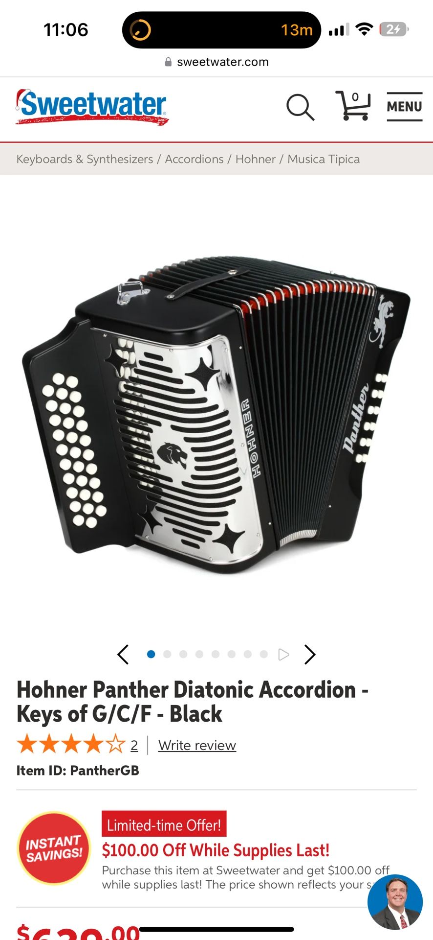 Hohner Accordion