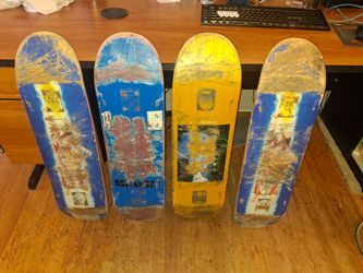 skateboards
