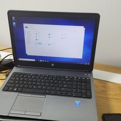 HP ELITEBOOK WITH CORE i5 WITH WIDE 15.6 SCREEN AND FULL KEYBOARD (LAP44)