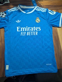 Real Madrid mbappe jersey player version soccer xl