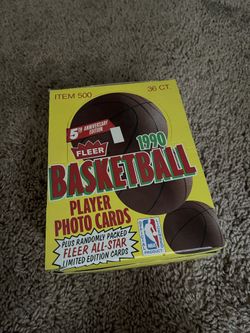 1990s Fleer Basketball Wax Packs Unopened
