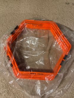 Brand New Hex Agility Rings Speed Training Set