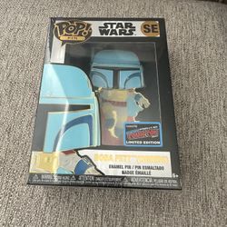 Funko Pop Pin! Star Wars SE Boba Fett (Droids ) NYCC Exclusive Sticker