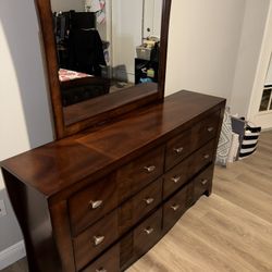 Dresser & Mirror Set (Pick Up Only) 