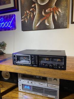 Vintage 1981 Fisher DD-280 Direct Drive Cassette Deck – Fully Serviced, All Functions Work, Retro Warm Glow