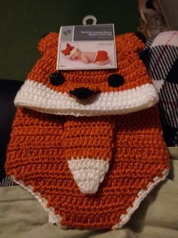 Diaper cover set with hat