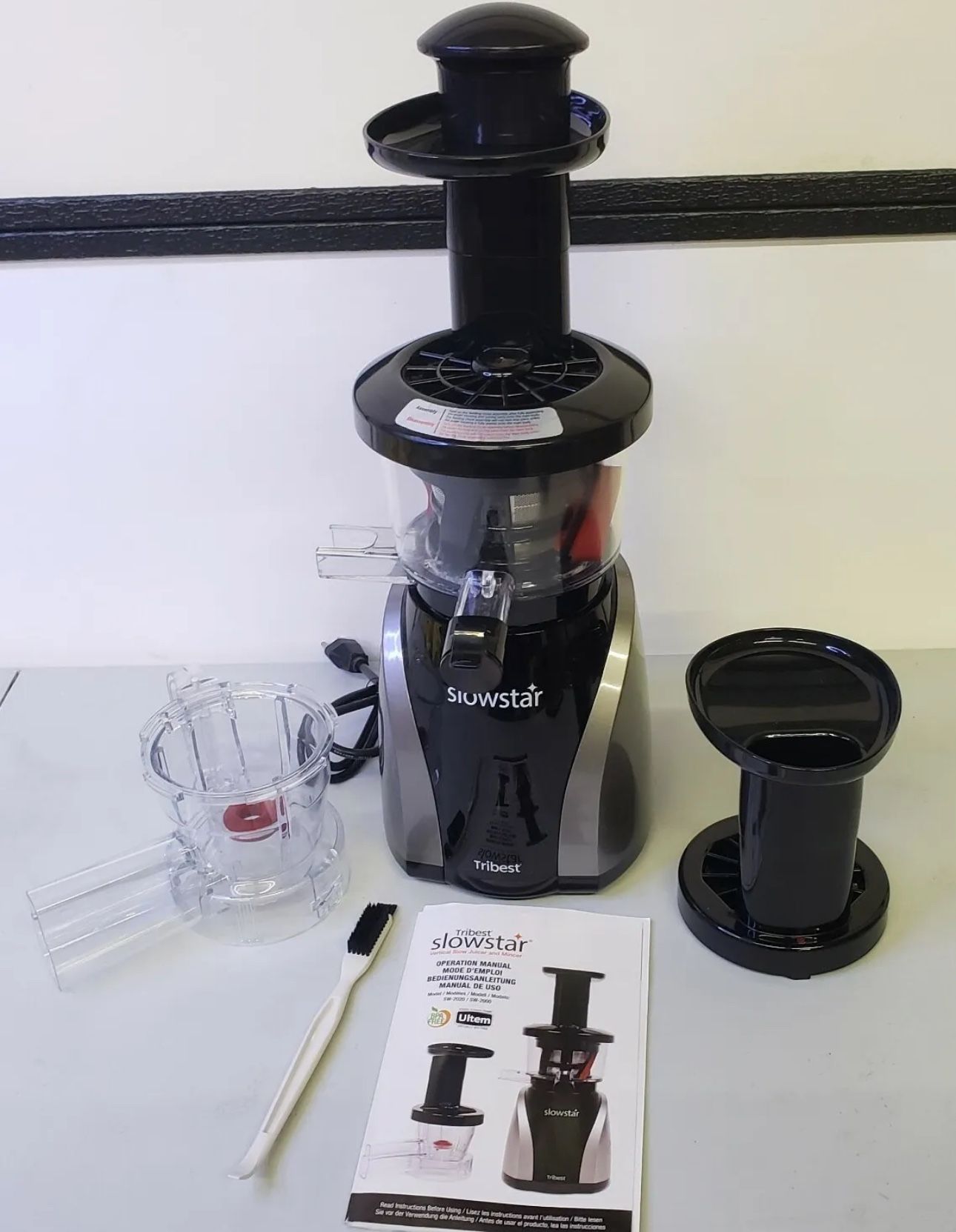 Tribest Slowstar Vertical Slow Juicer Mincer SW 2020 Open Box