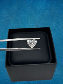 2.10 carat lab-grown certified heart shape diamond 💎
