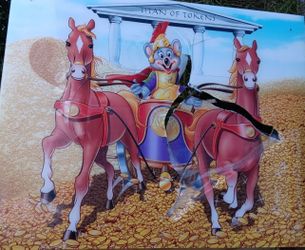 Chuck E Cheese Chariot Chuck Phase 4 Store Wall Art