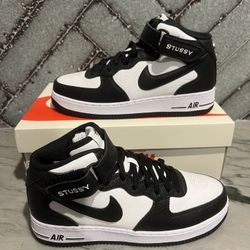 The Nike Air Force 1 Mid Stussy