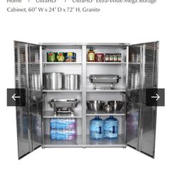Home > UltraHD® > UltraHD® Extra-Wide Mega Storage Cabinet, 60" W × 24" D × 72" H, Granite