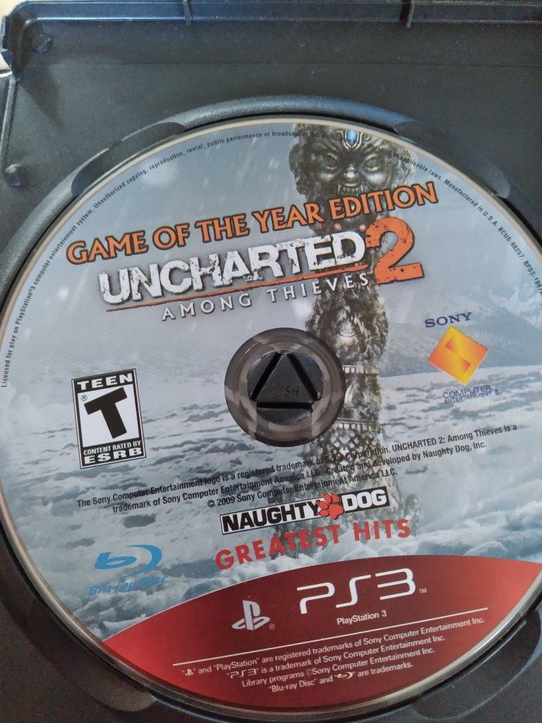 Uncharted 2 Among Thieves Game For PS3
