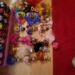 20 LOL Mini Hairy Dolls