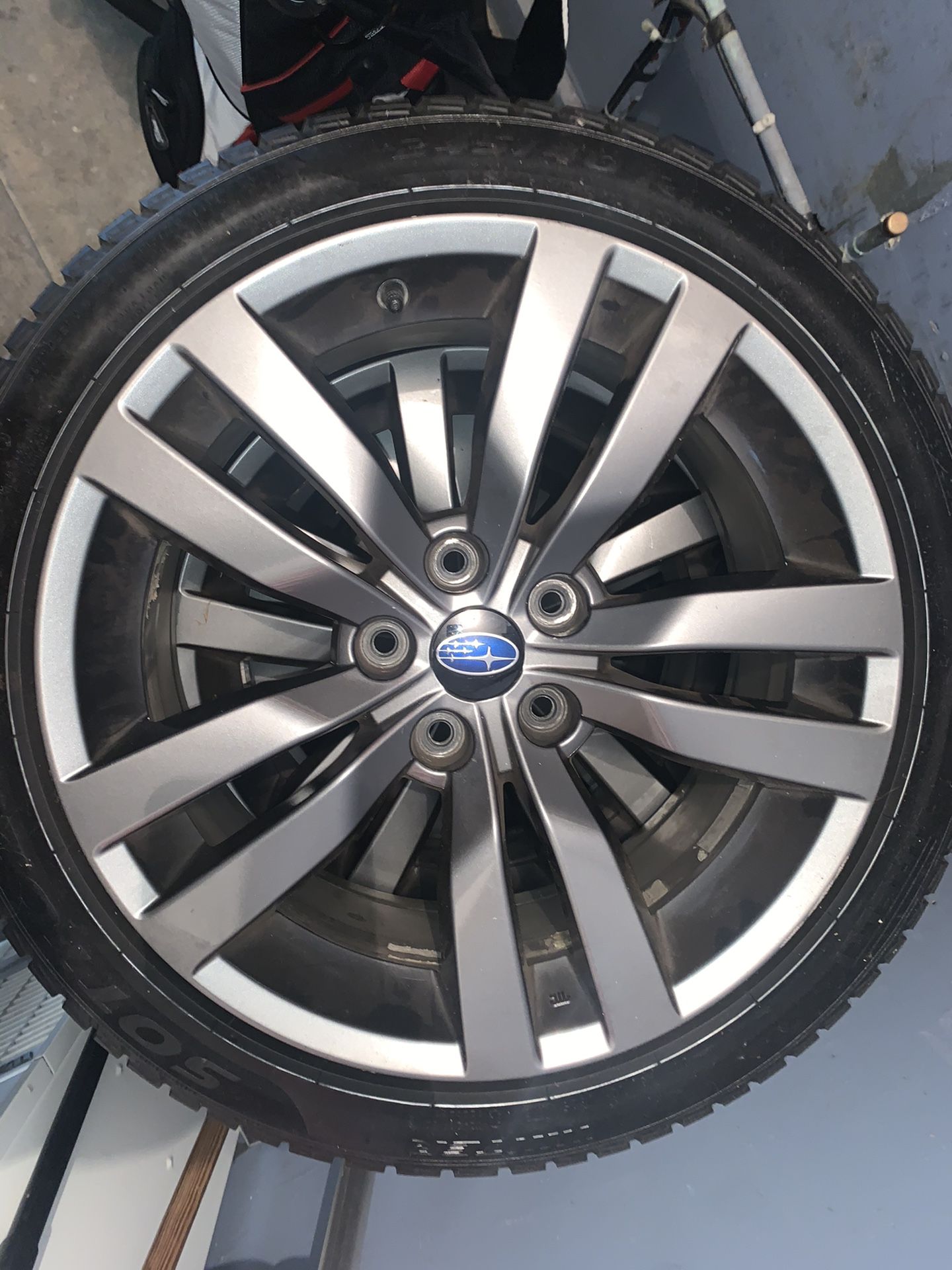 Wrx 18in wheels with Pirelli winter tires