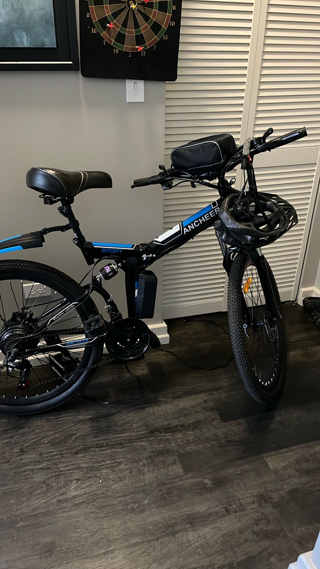 Electric folding bike