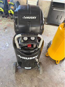 Husky 1.7 HP, 200 PSI, 30 Gal., 5.1 SCFM 90 PSI, Single-Stage, Oil Free Portable Vertical Electric Air Compressor